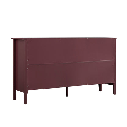 Commode 6 tiroirs Oakham, cerisier sauvage