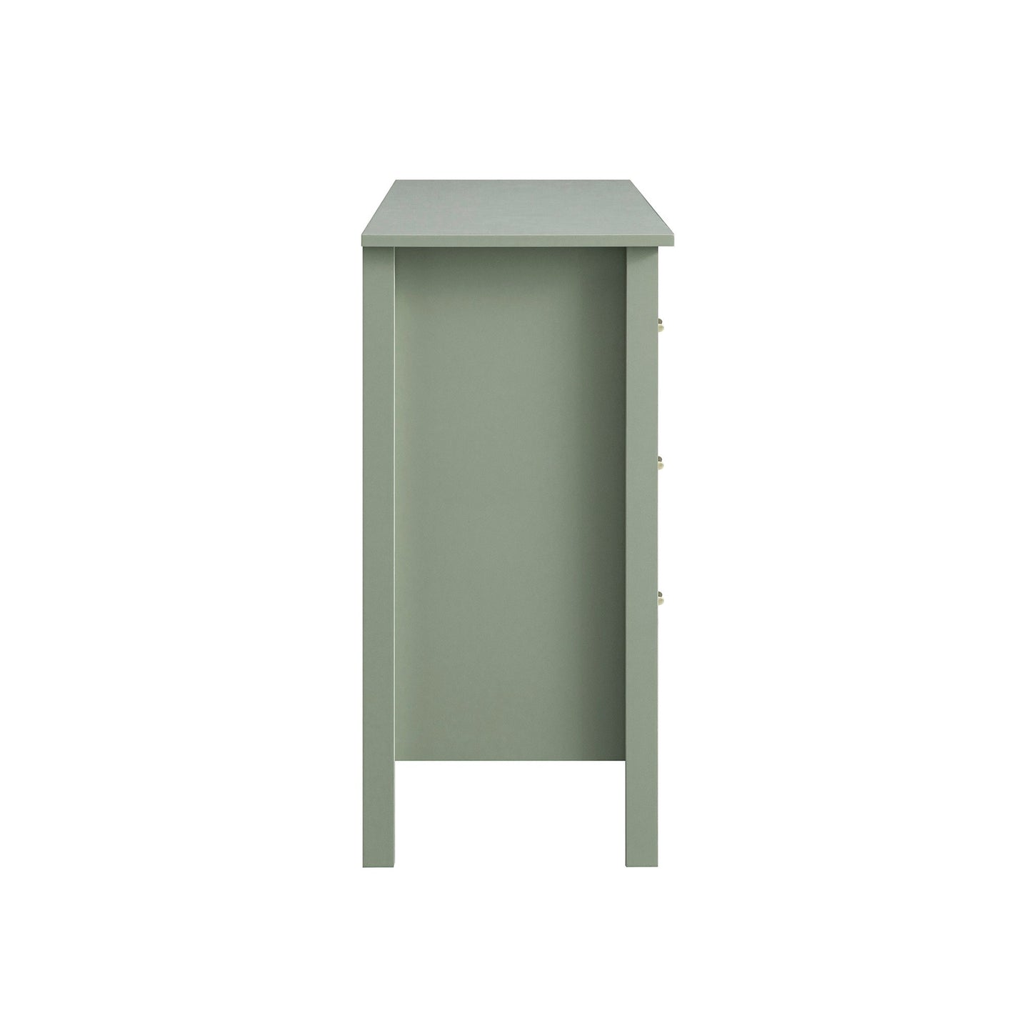 Commode 6 tiroirs Oakham, sauge du désert