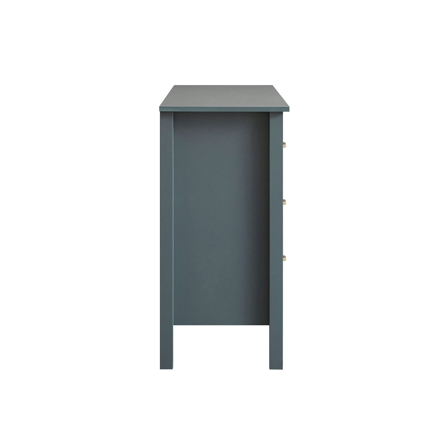 Commode 6 tiroirs Oakham, bleu orageux