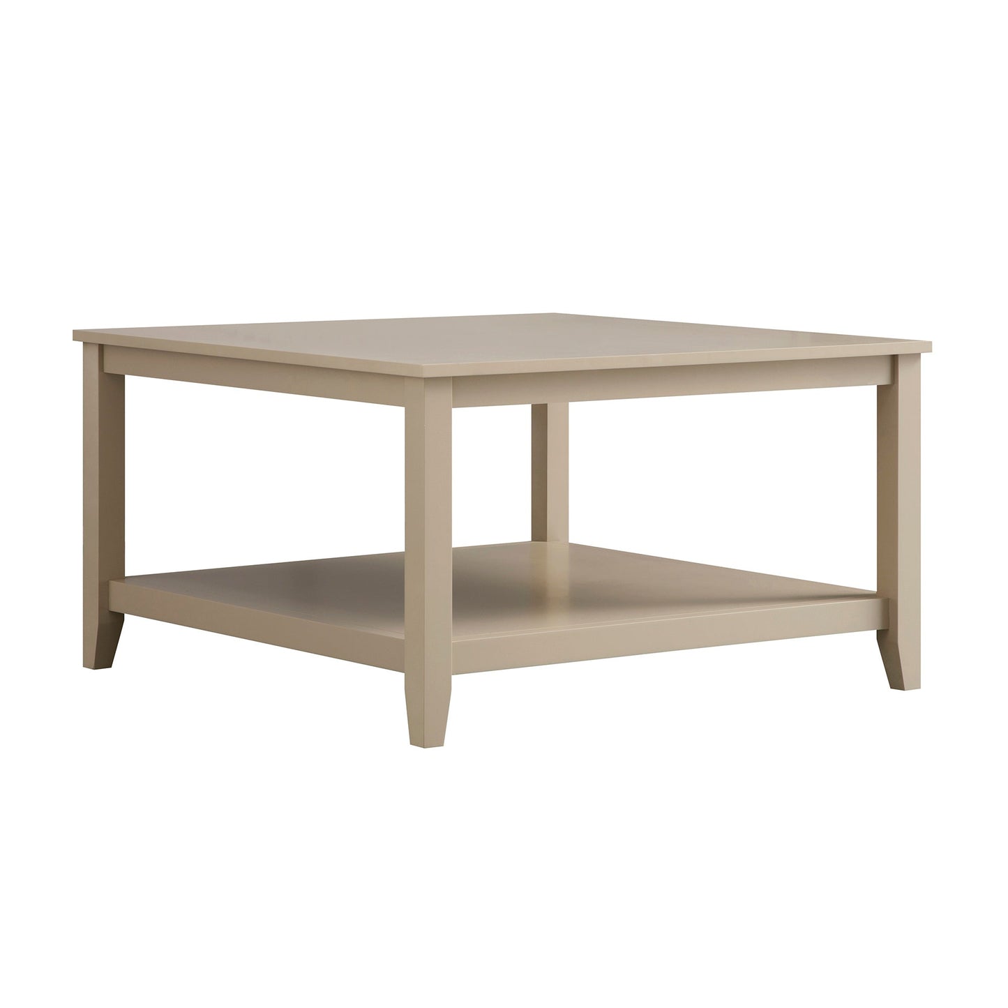 Table basse carrée Oakham 32, gris foncé