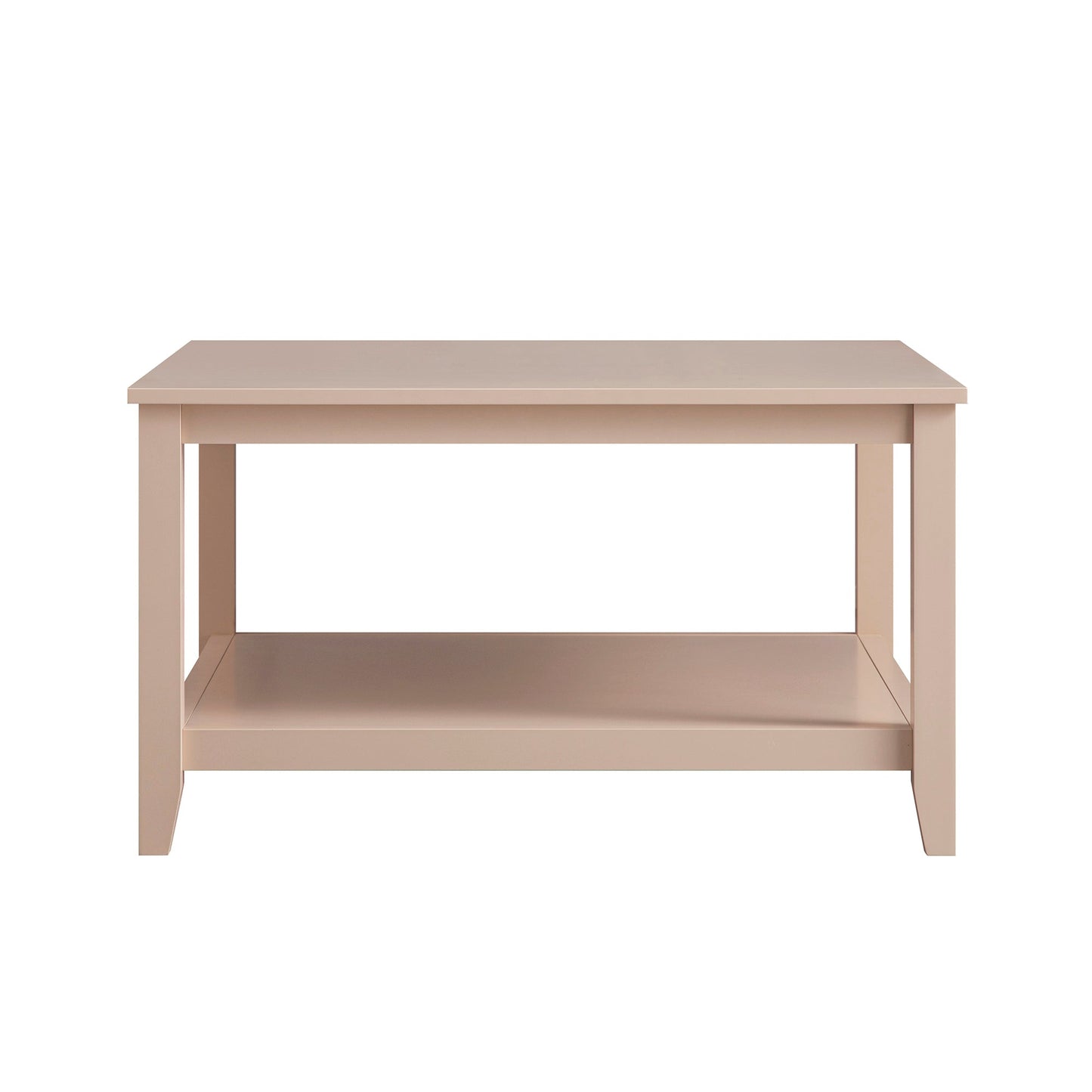 Table basse carrée Oakham 32, rose nude