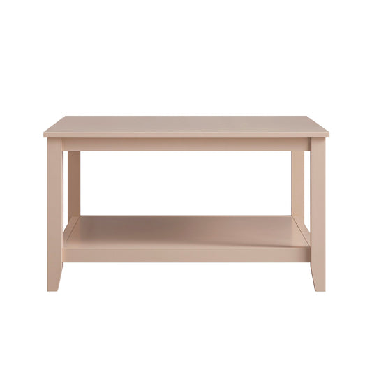 Table basse carrée Oakham 32, rose nude