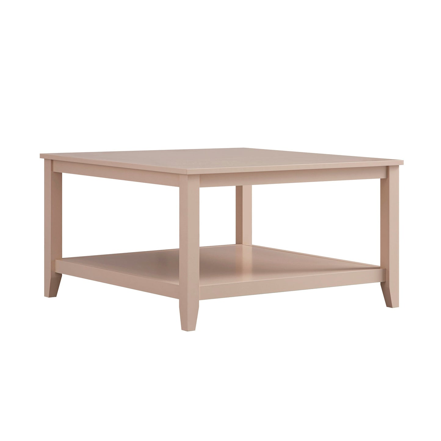 Table basse carrée Oakham 32, rose nude