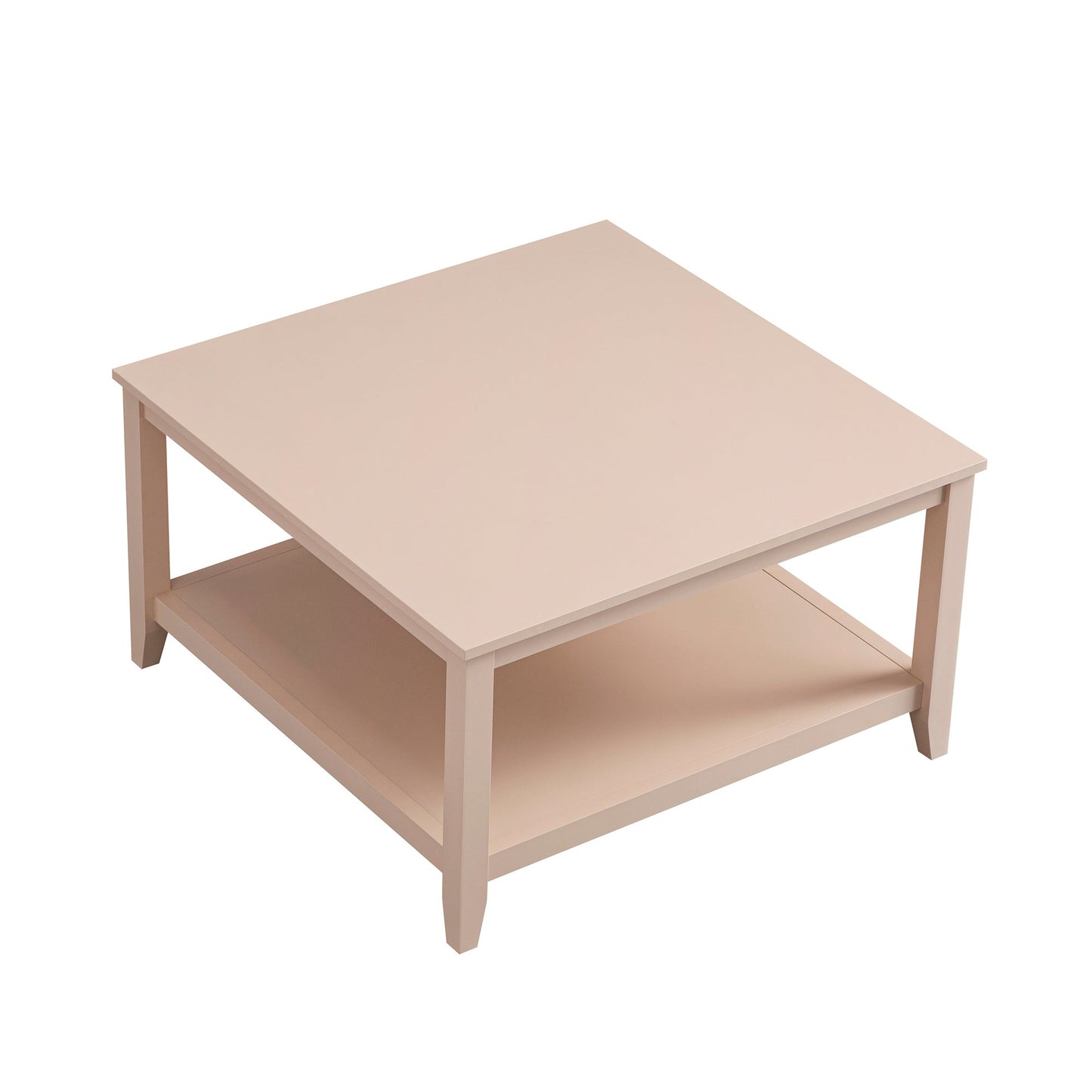 Table basse carrée Oakham 32, rose nude