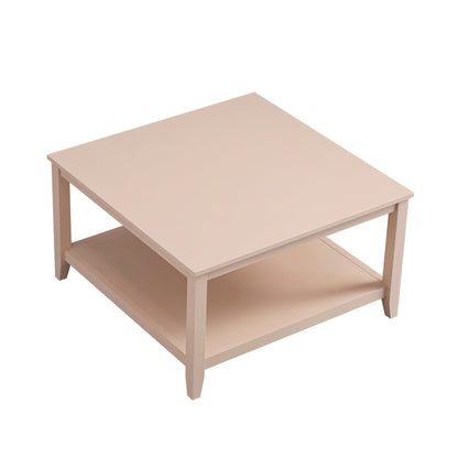 Table basse carrée Oakham 32, rose nude