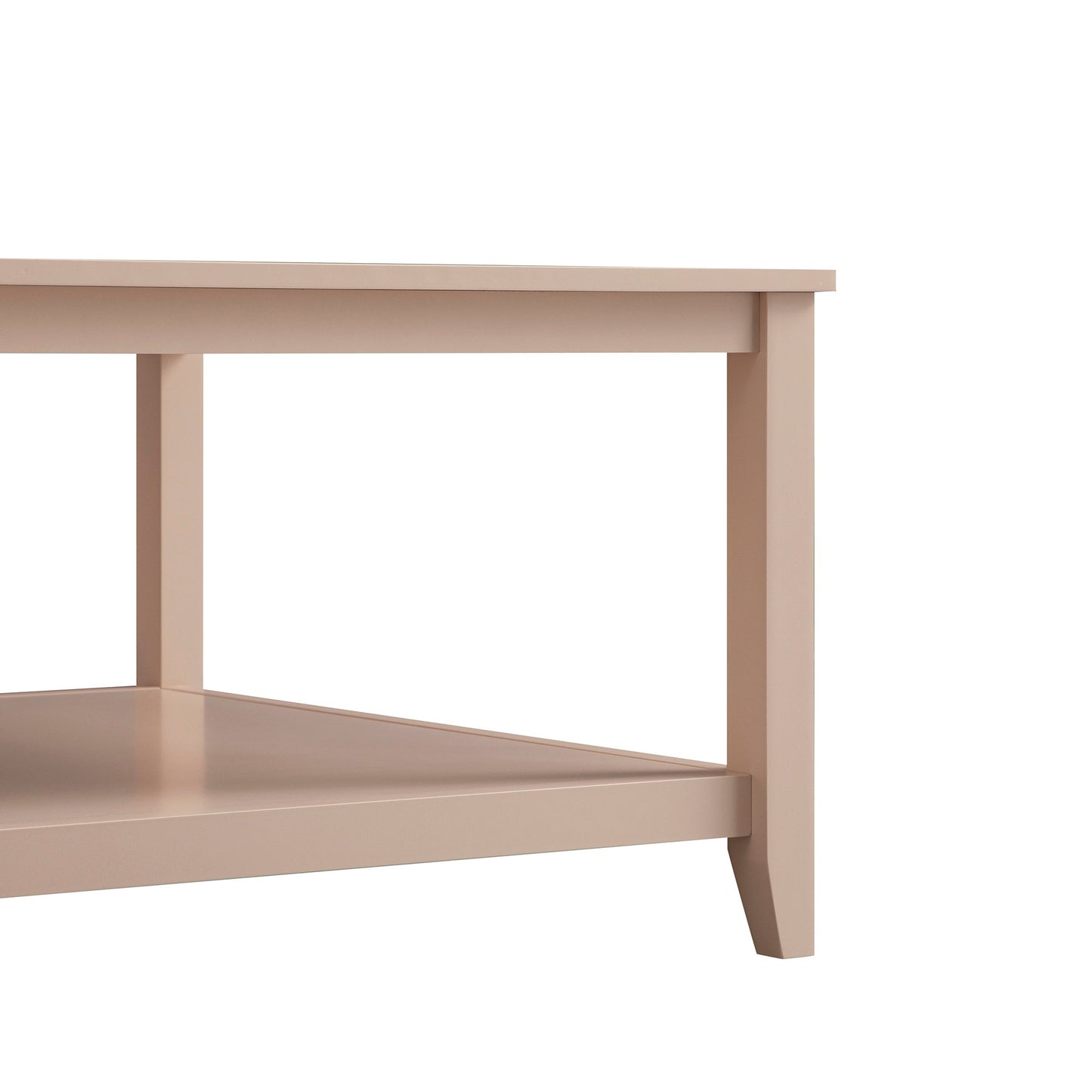 Table basse carrée Oakham 32, rose nude