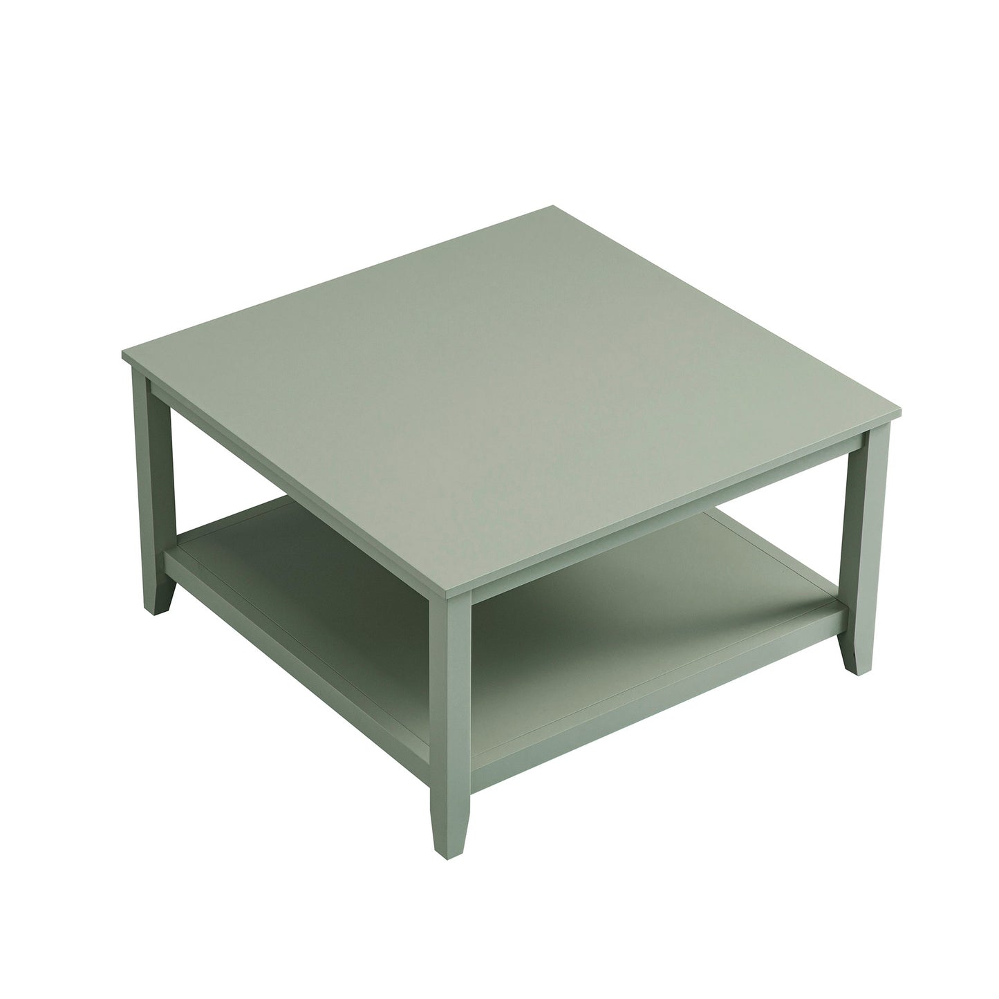 Table basse carrée Oakham 32, sauge du désert