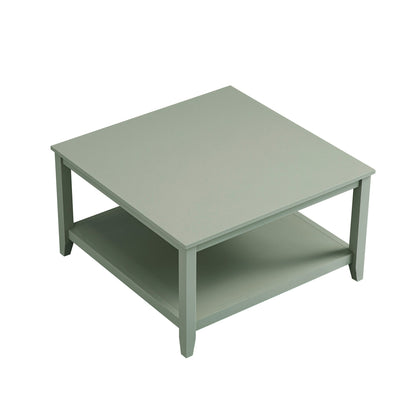 Table basse carrée Oakham 32, sauge du désert