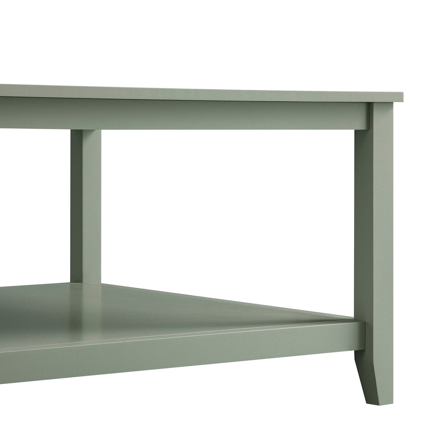 Table basse carrée Oakham 32, sauge du désert