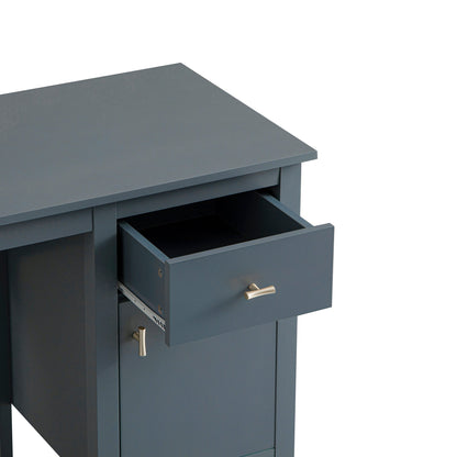 Bureau Oakham, bleu orageux