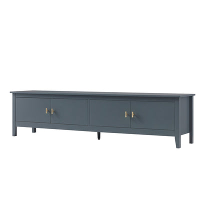 Meuble multimédia Oakham 70 Wide, bleu orageux