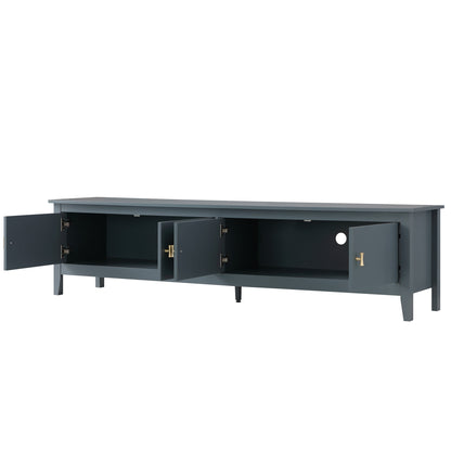 Meuble multimédia Oakham 70 Wide, bleu orageux