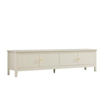 Meuble multimédia Oakham 70 Wide, blanc ombré