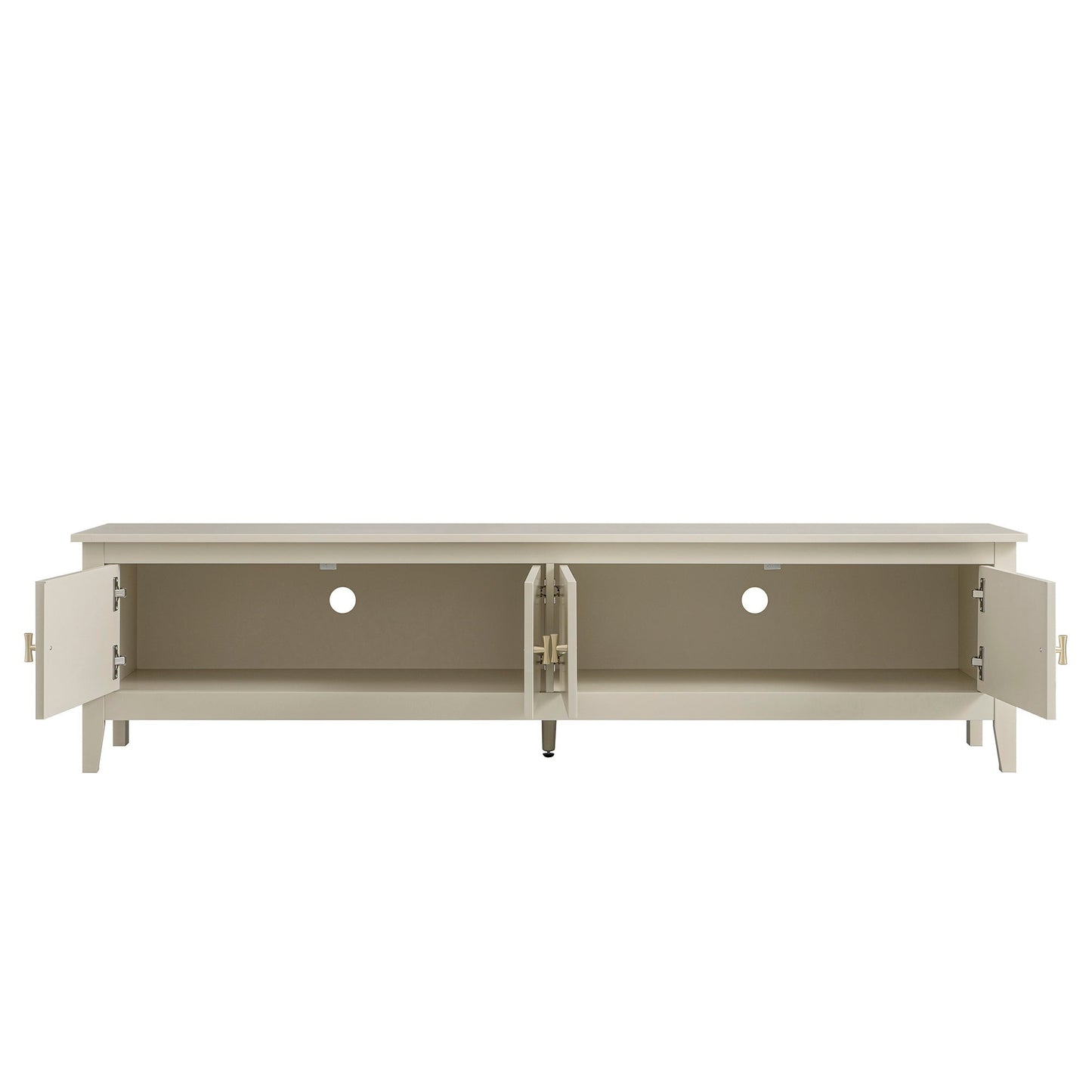Meuble multimédia Oakham 70 Wide, blanc ombré