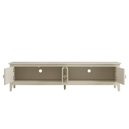 Meuble multimédia Oakham 70 Wide, blanc ombré