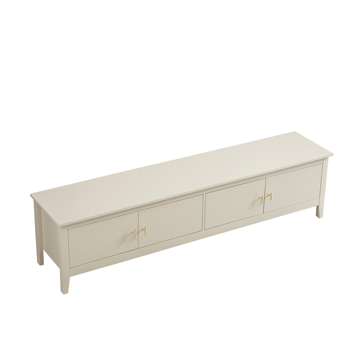 Meuble multimédia Oakham 70 Wide, blanc ombré