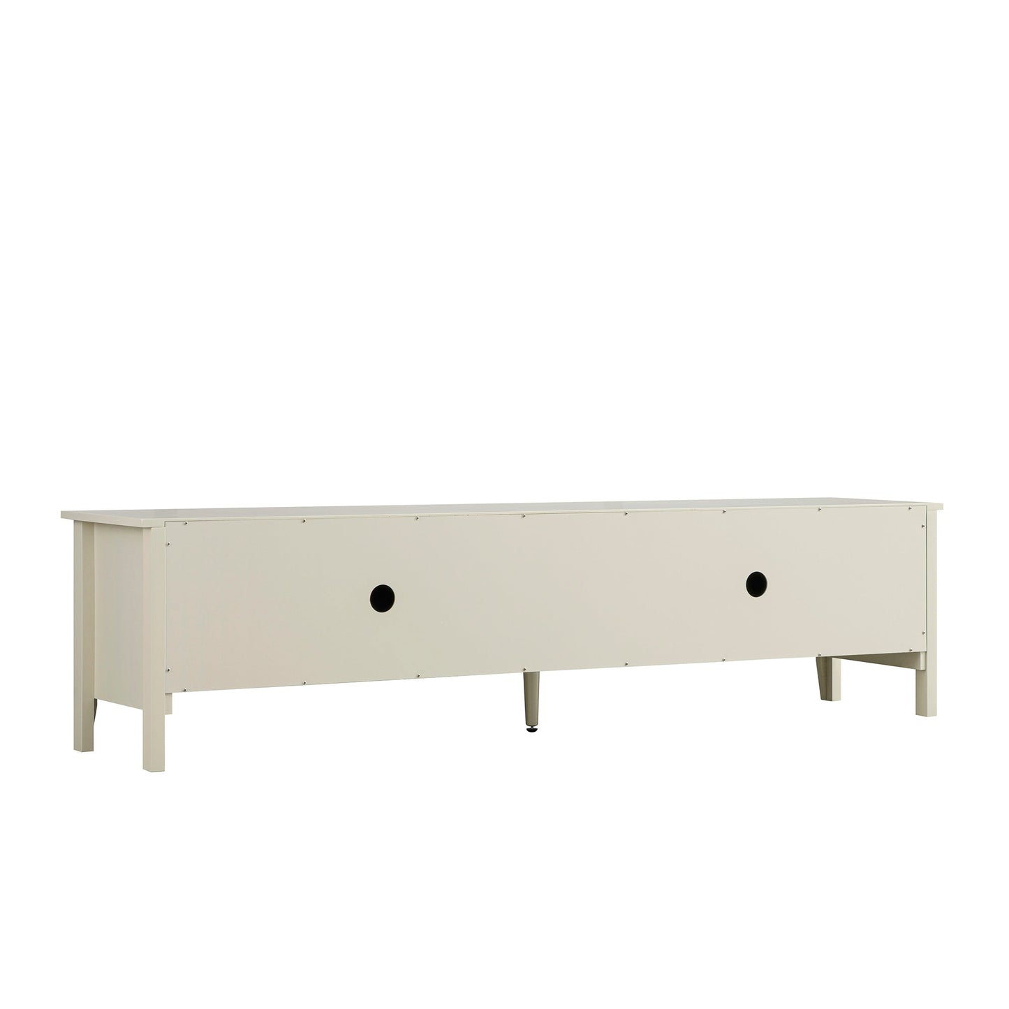 Meuble multimédia Oakham 70 Wide, blanc ombré