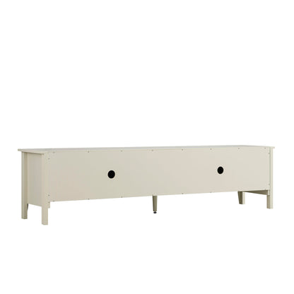 Meuble multimédia Oakham 70 Wide, blanc ombré