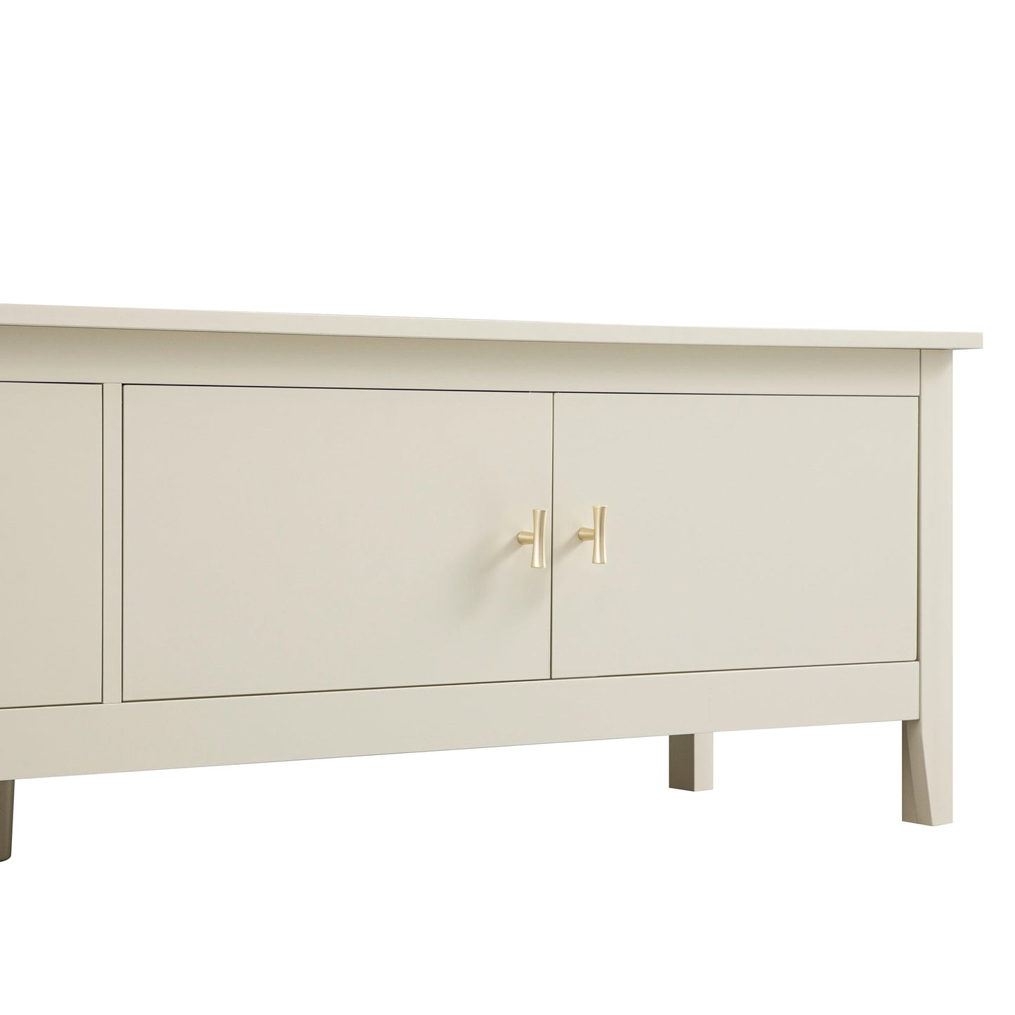 Meuble multimédia Oakham 70 Wide, blanc ombré