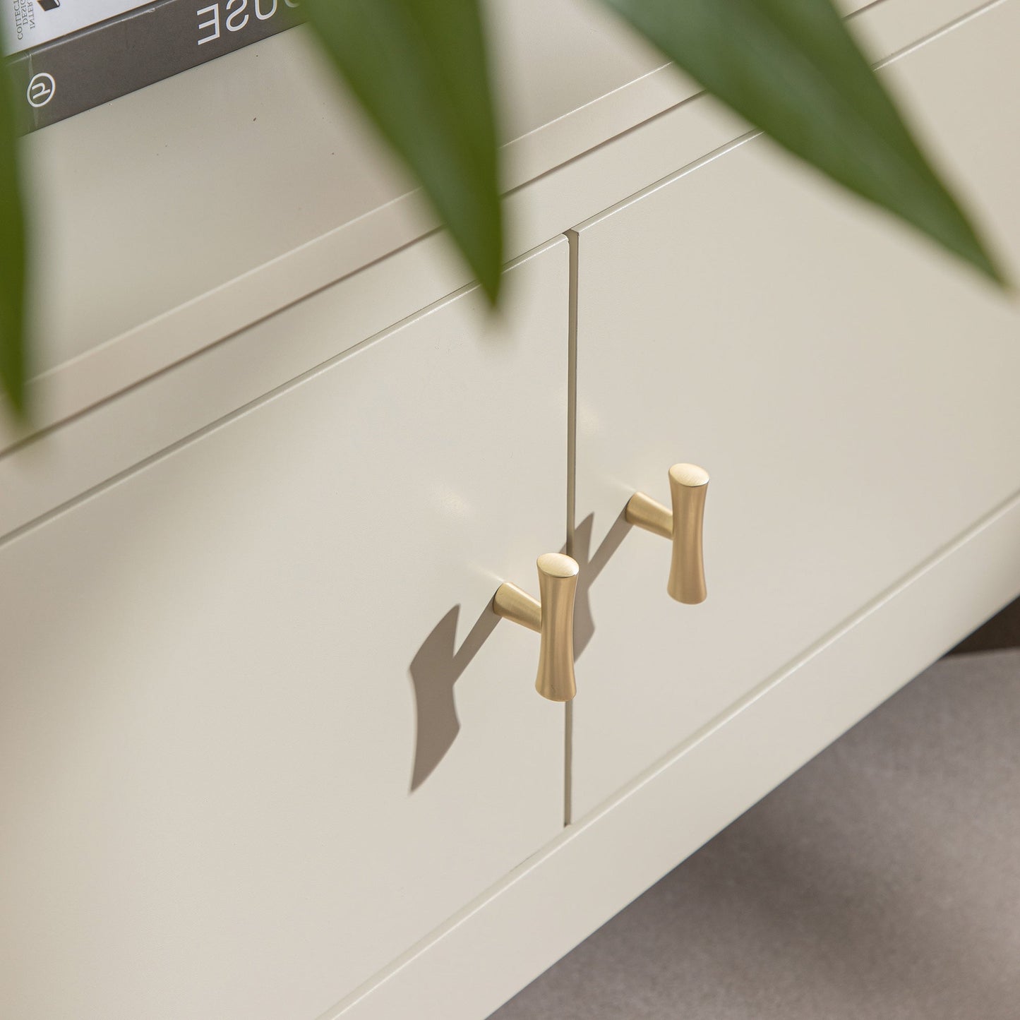 Meuble multimédia Oakham 70 Wide, blanc ombré