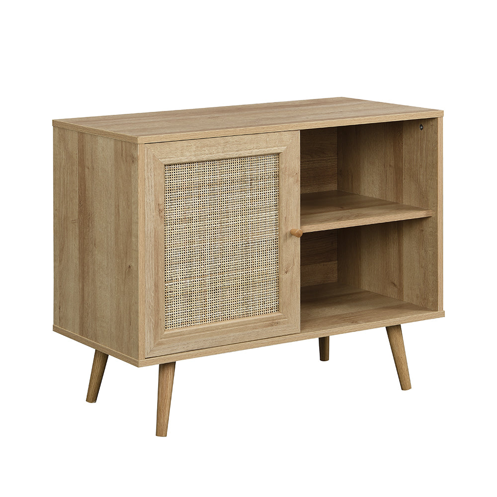Armoire 1 porte en rotin tressé Frances, couleur naturelle