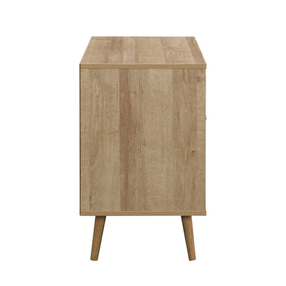 Armoire 1 porte en rotin tressé Frances, couleur naturelle