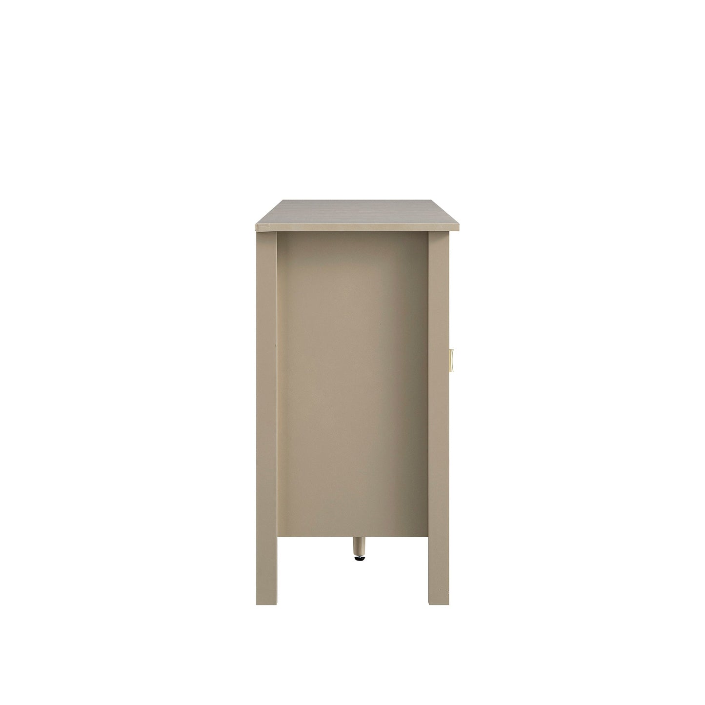 Buffet large Oakham avec tiroirs, gris foncé