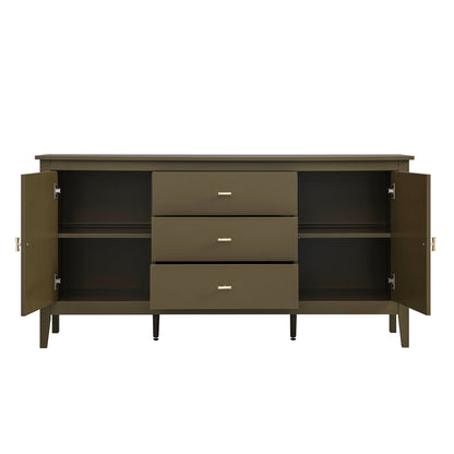 Buffet large avec tiroirs Oakham, Olive Grove