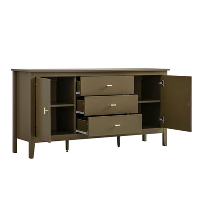 Buffet large avec tiroirs Oakham, Olive Grove