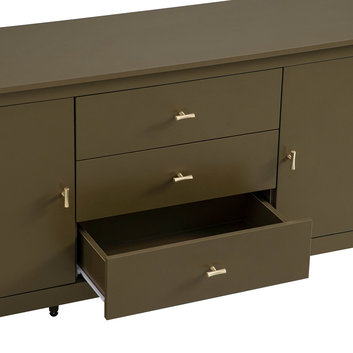 Buffet large avec tiroirs Oakham, Olive Grove