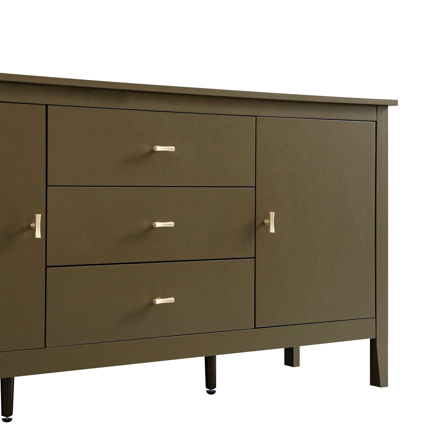 Buffet large avec tiroirs Oakham, Olive Grove