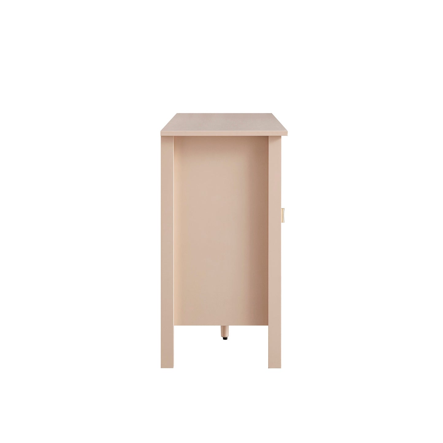 Buffet large Oakham avec tiroirs, rose nude