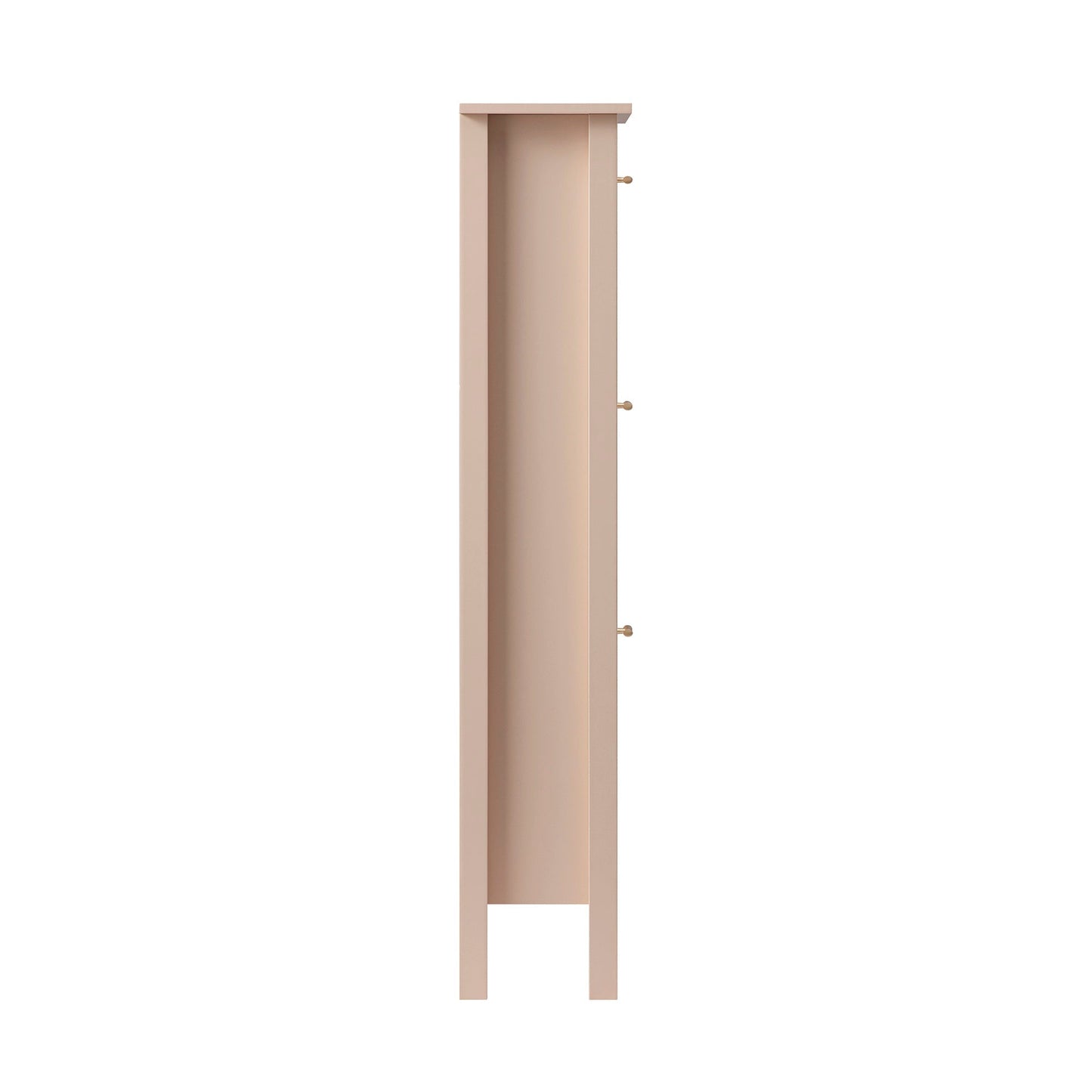 Meuble à chaussures à 3 niveaux Oakham, rose nude
