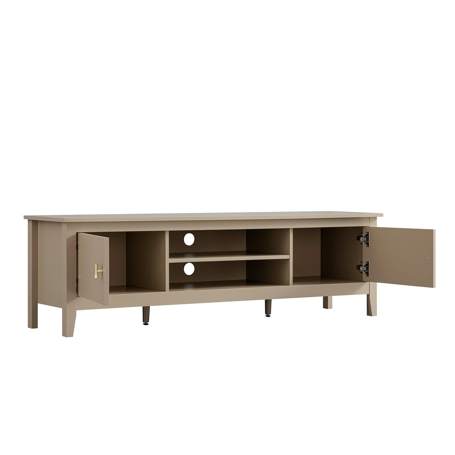 Oakham 59 Wide Media Unit, Gris foncé
