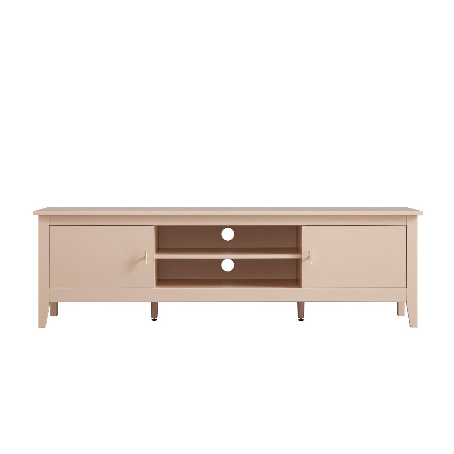 Meuble multimédia large Oakham 59, rose nude