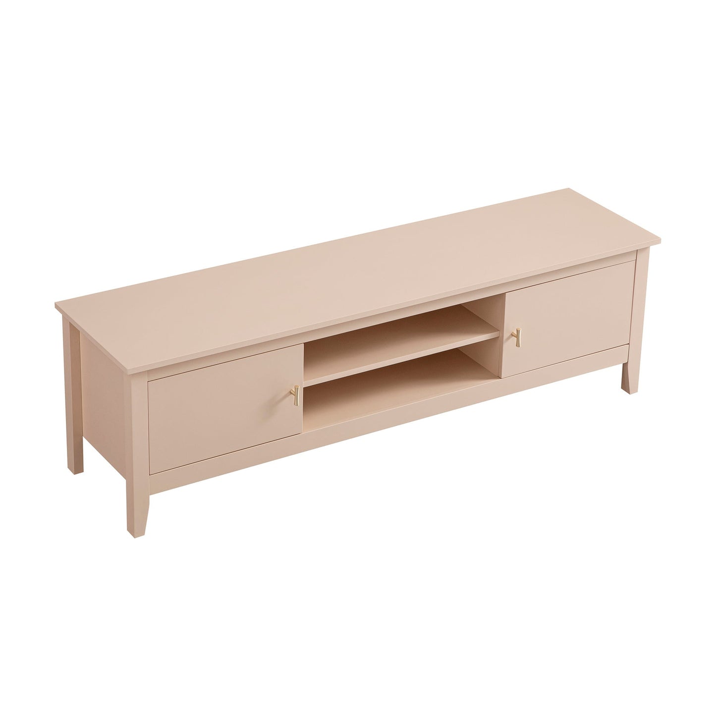 Meuble multimédia large Oakham 59, rose nude