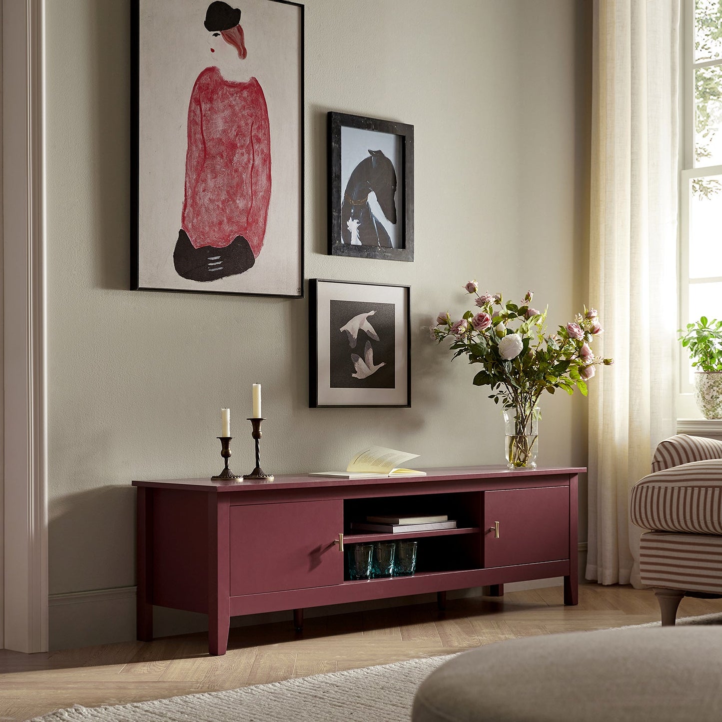 Oakham 59 Wide Media Unit, cerisier sauvage