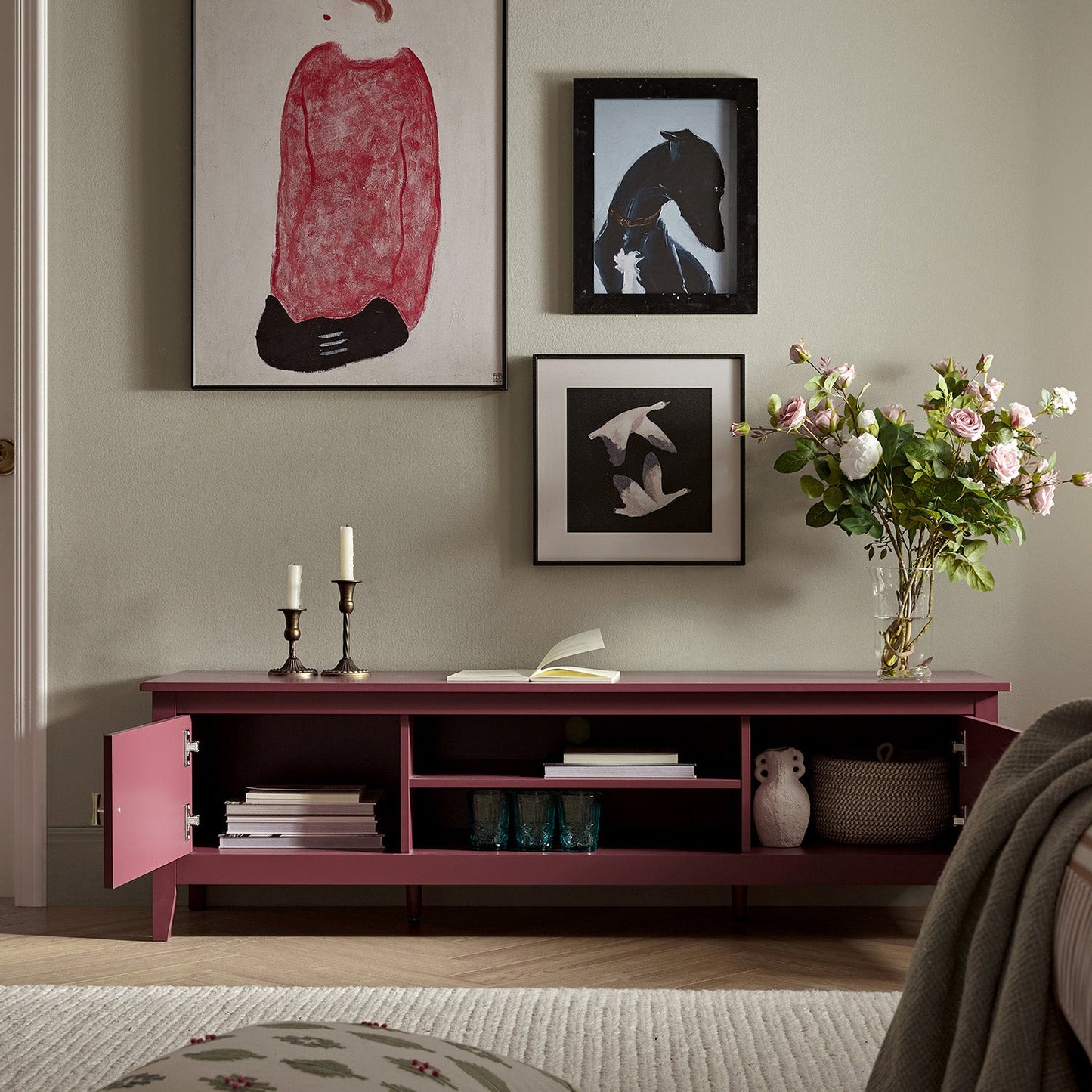 Oakham 59 Wide Media Unit, cerisier sauvage