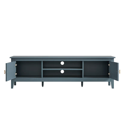 Meuble multimédia Oakham 59 Wide, bleu orageux