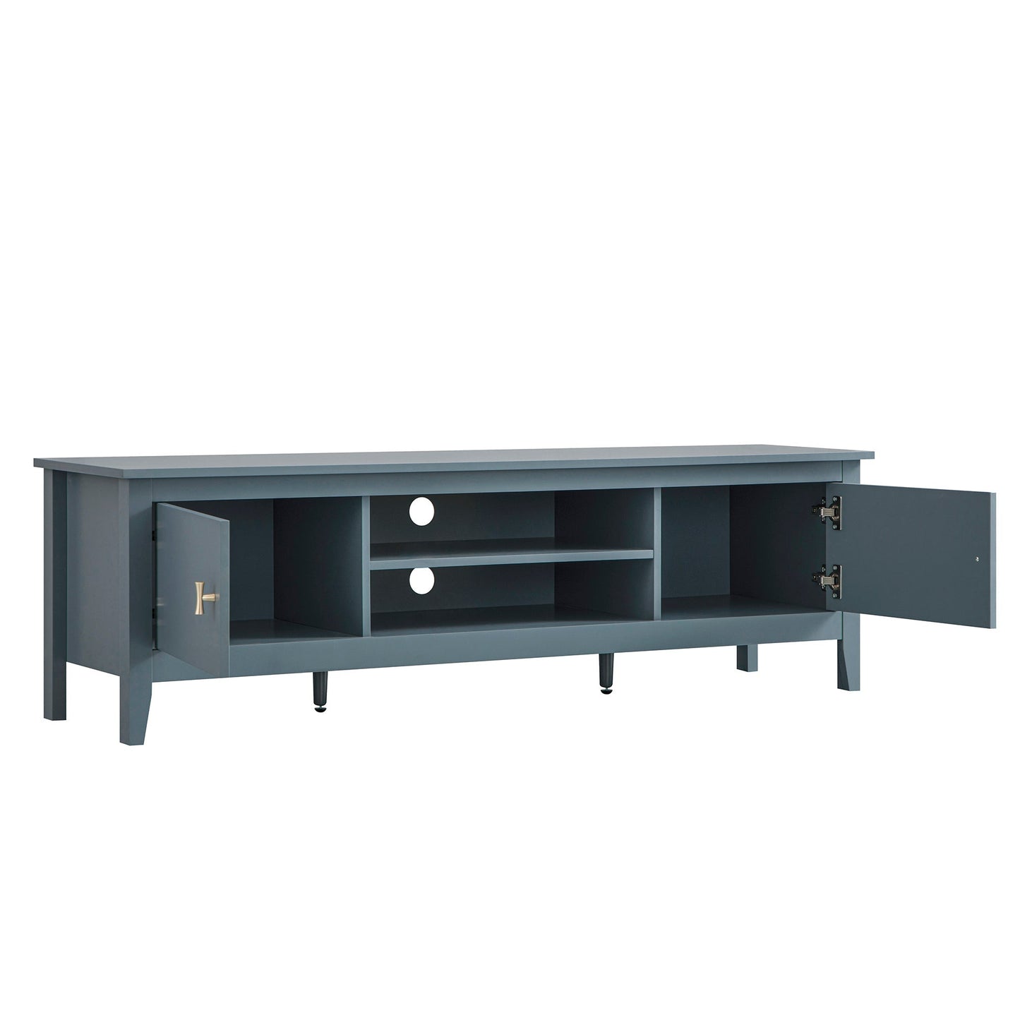 Meuble multimédia Oakham 59 Wide, bleu orageux