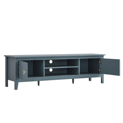 Meuble multimédia Oakham 59 Wide, bleu orageux