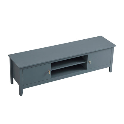 Meuble multimédia Oakham 59 Wide, bleu orageux