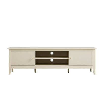 Meuble multimédia large Oakham 59, blanc ombré