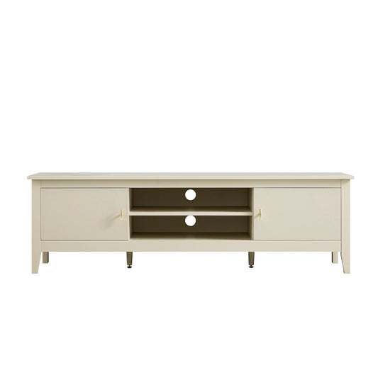 Meuble multimédia large Oakham 59, blanc ombré