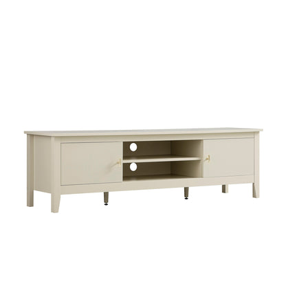 Meuble multimédia large Oakham 59, blanc ombré