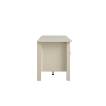 Meuble multimédia large Oakham 59, blanc ombré