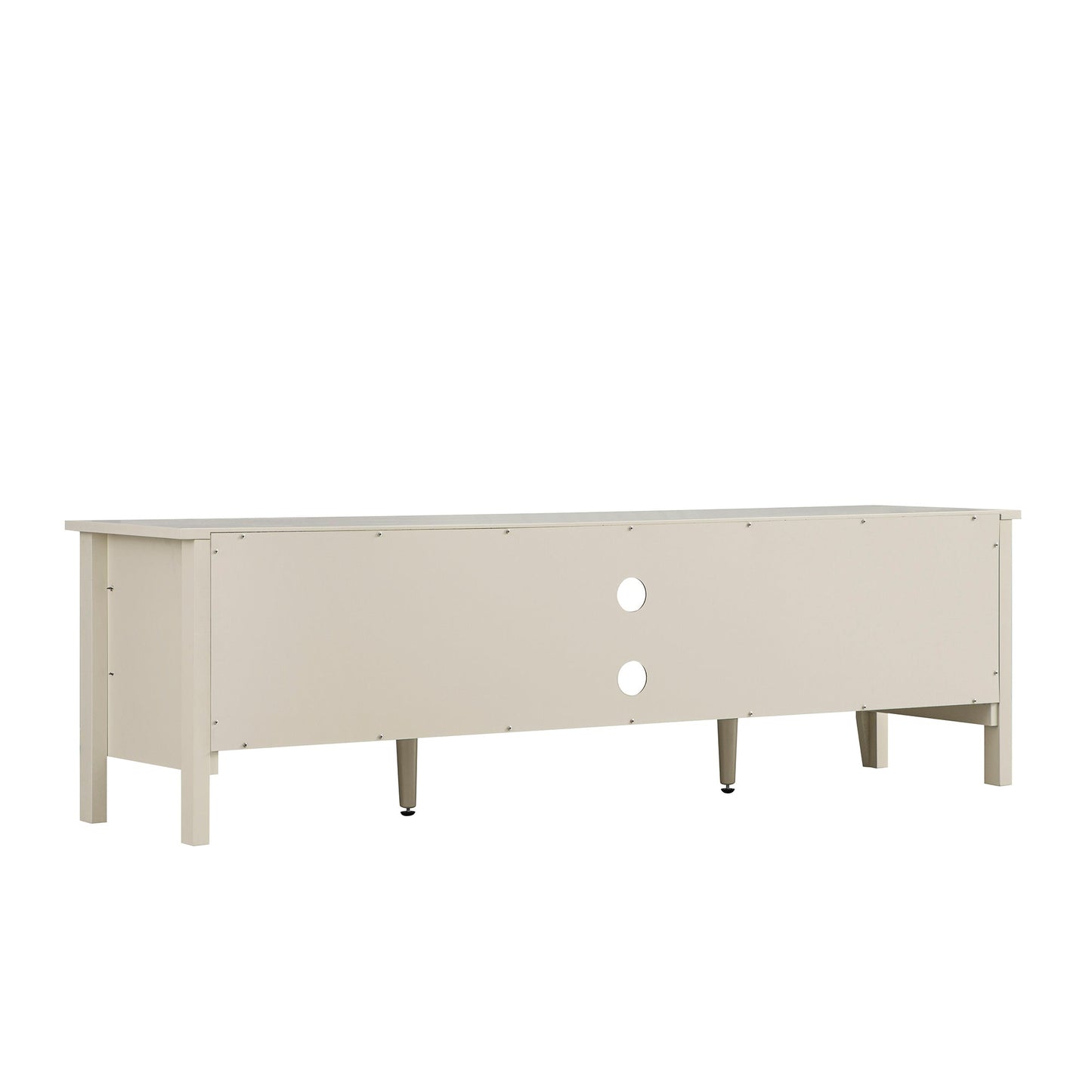 Meuble multimédia large Oakham 59, blanc ombré
