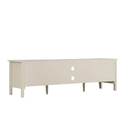 Meuble multimédia large Oakham 59, blanc ombré