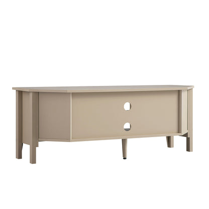 Meuble multimédia d'angle large Oakham 47, gris foncé