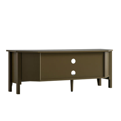 Oakham 47 Wide Corner Media Unit, Olive Grove